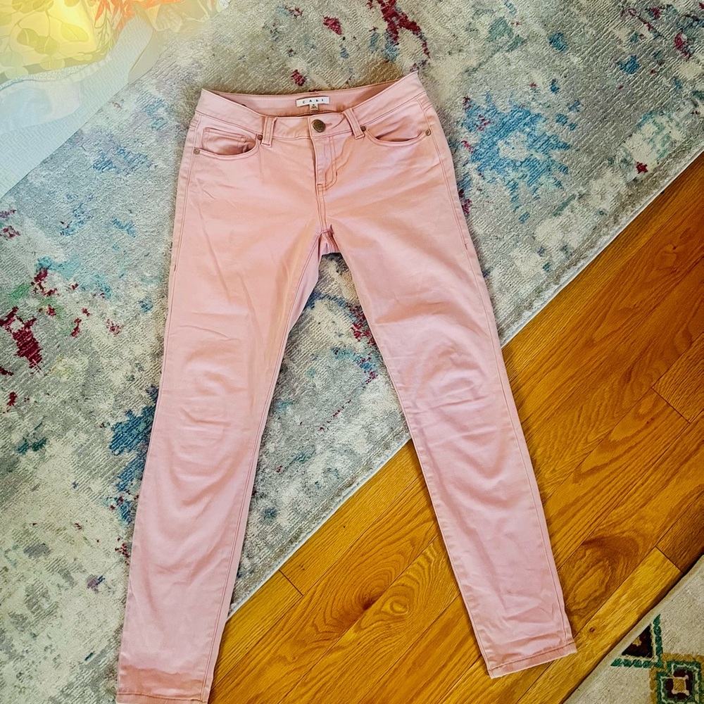 CAbi Pink Straight Leg Pants